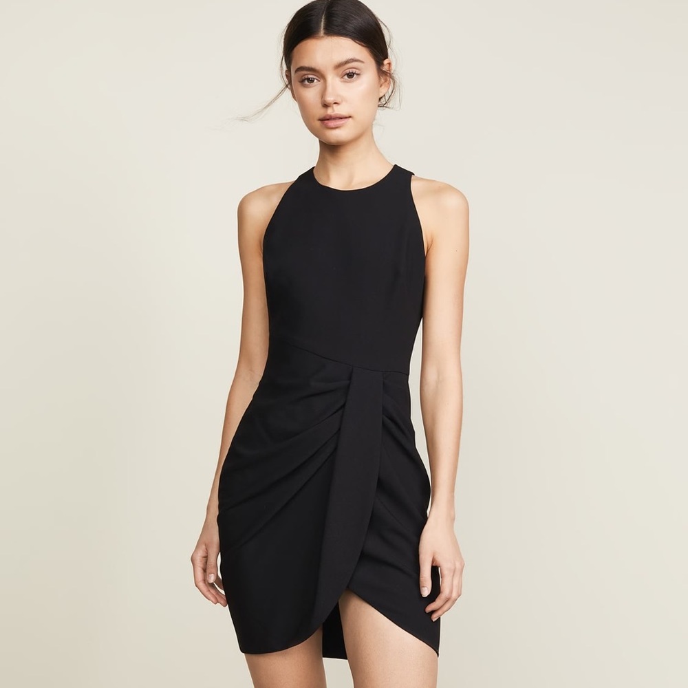Black Halo Brett Sheath Dress in Black